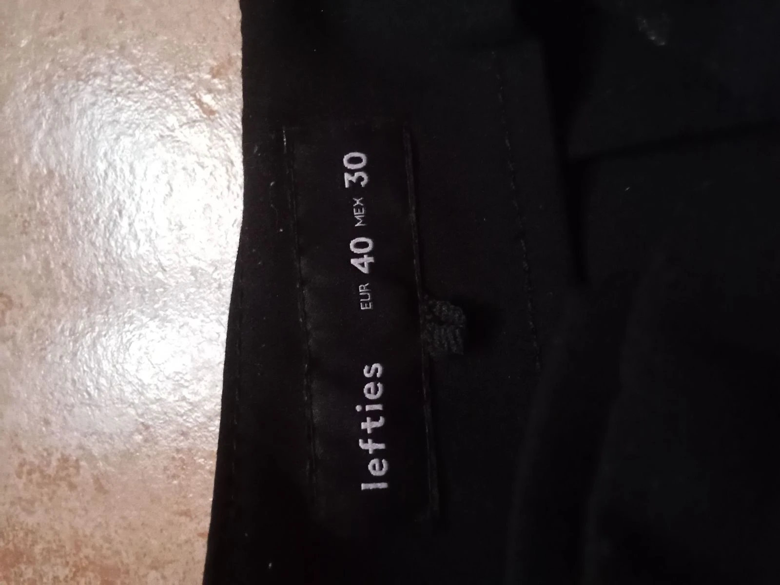 Zwarte piratenbroek met wijde pijpen van Lefties maat 40/L in zeer goede staat - Hoge taille – photo 5